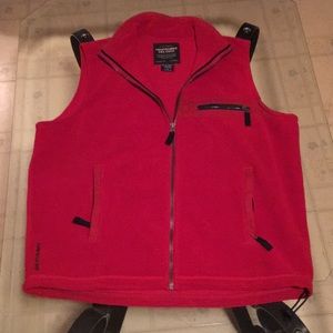 XL Red Abercrombie & Fitch Vest